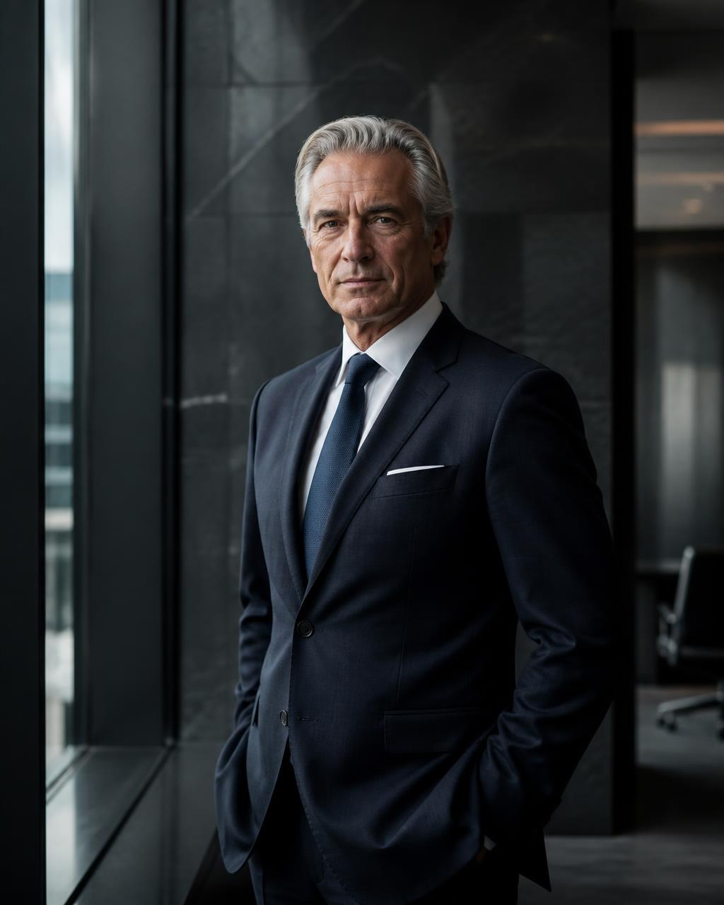 Portrait of Marcus Sterling, Senior Partner at Westmont Attorneys
